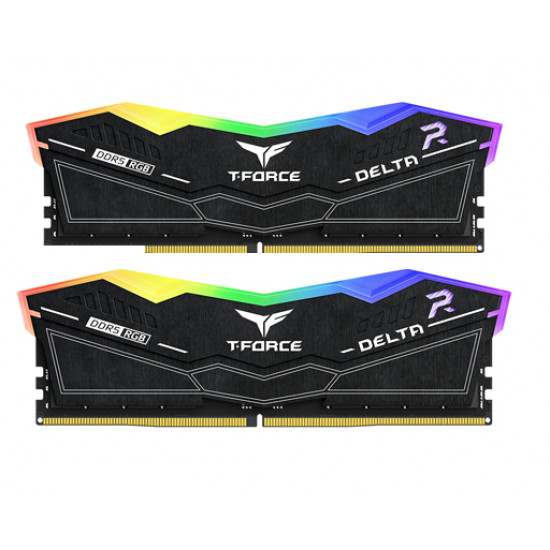 TeamGroup T-Force Delta RGB16GB  (2x8GB) DDR5-5600 CL40 Memory Black