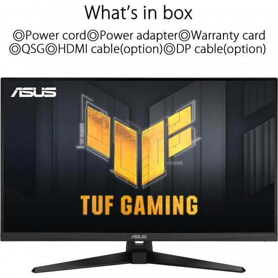 ASUS TUF Gaming VG32AQA1A monitor 80 cm (31.5″) 2560 x 1440 pixels Wide Quad HD LED Black