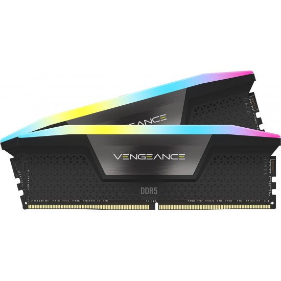 CORSAIR VENGEANCE RGB 16GB DDR5 DRAM 5200MHz C40-Black