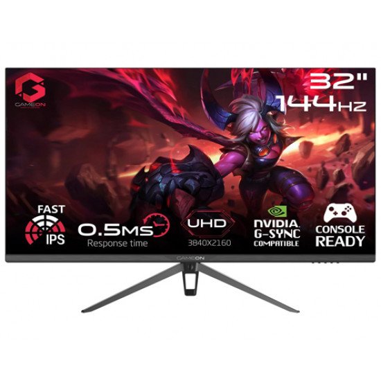 GAMEON GOP32UHD144IPS 32″ UHD, 144Hz, MPRT 0.5ms, HDMI 2.1, IPS Gaming Monitor (Support PS5)