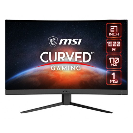 MSI 27″ Curved Gaming Monitor WQHD 170Hz 1Ms G27CQ4 E2