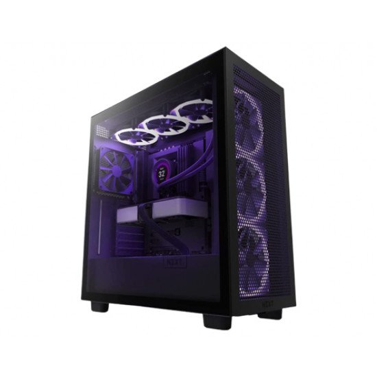 NZXT H7 Flow ATX mid tower case  Black