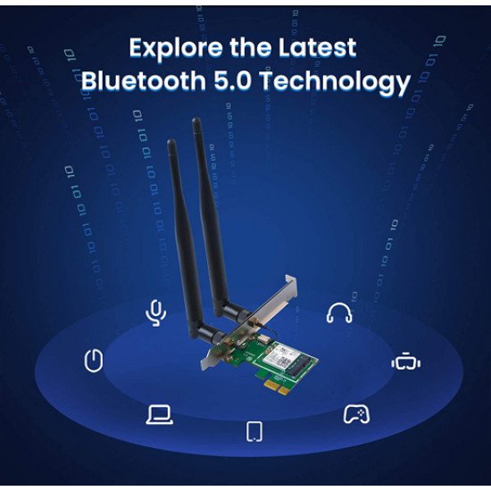 Tanda AX3000 Wi-Fi 6 Bluetooth 5.0 PCIe Adapter