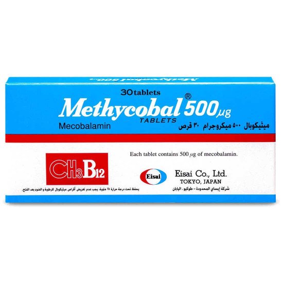 ميثيكوبال 500 مكجم فيتامين ب 12 30 قرص